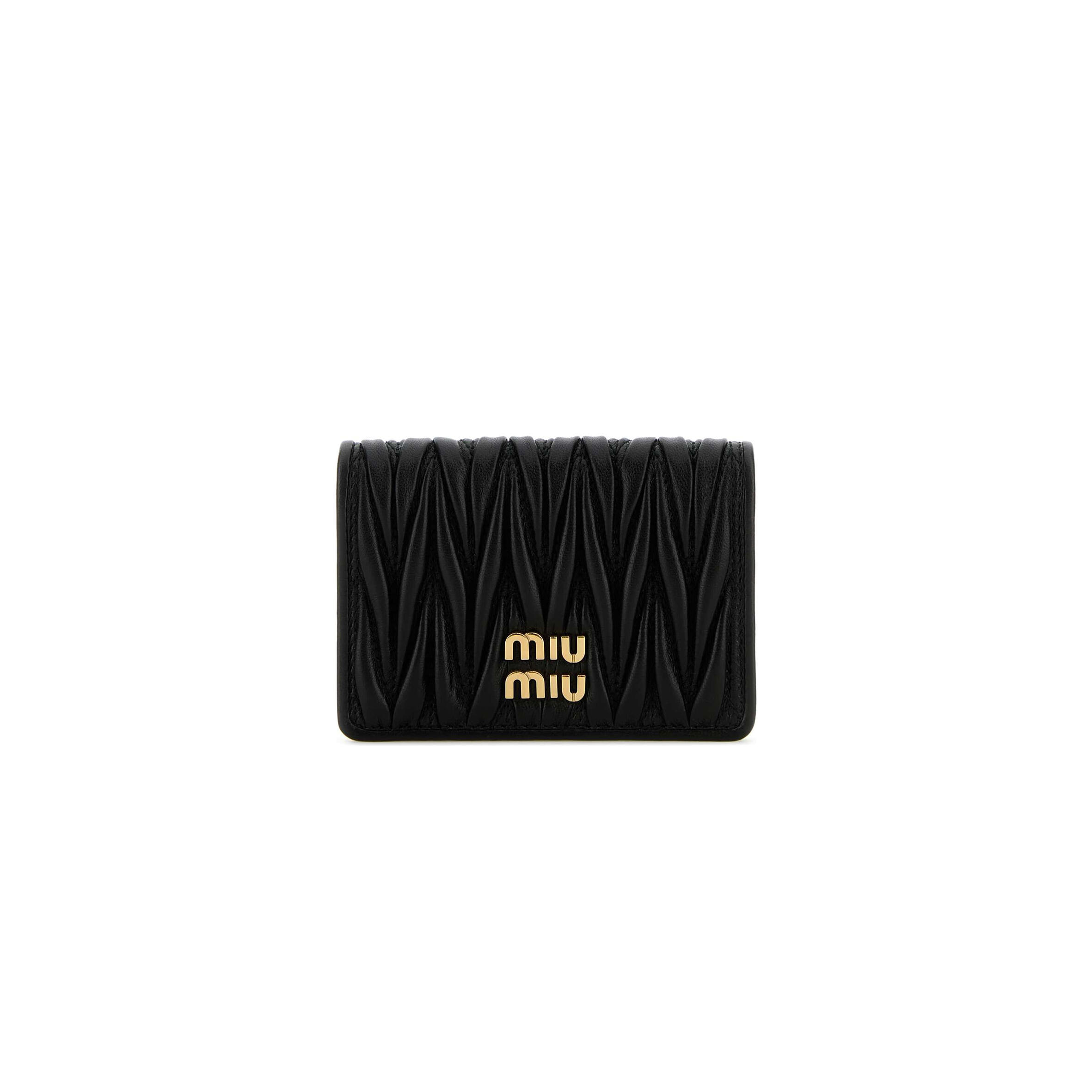 M1v M1v black nappa leather card holder 5mc103 (11.5*8*1cm)